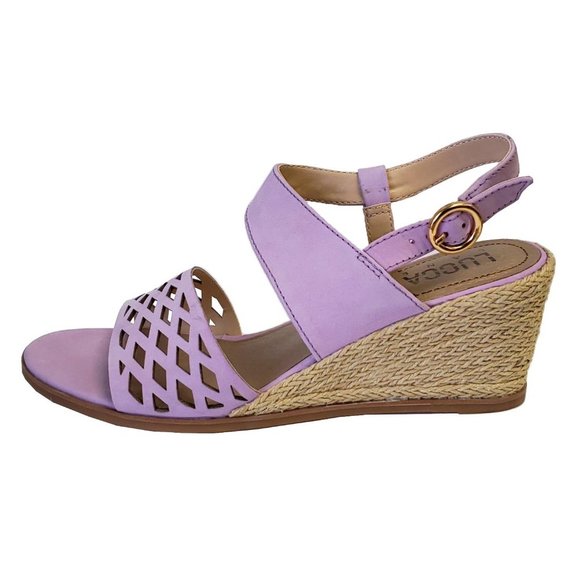 Lucca Lane Haldene Leather Wedge Sandal - Picture 2 of 8